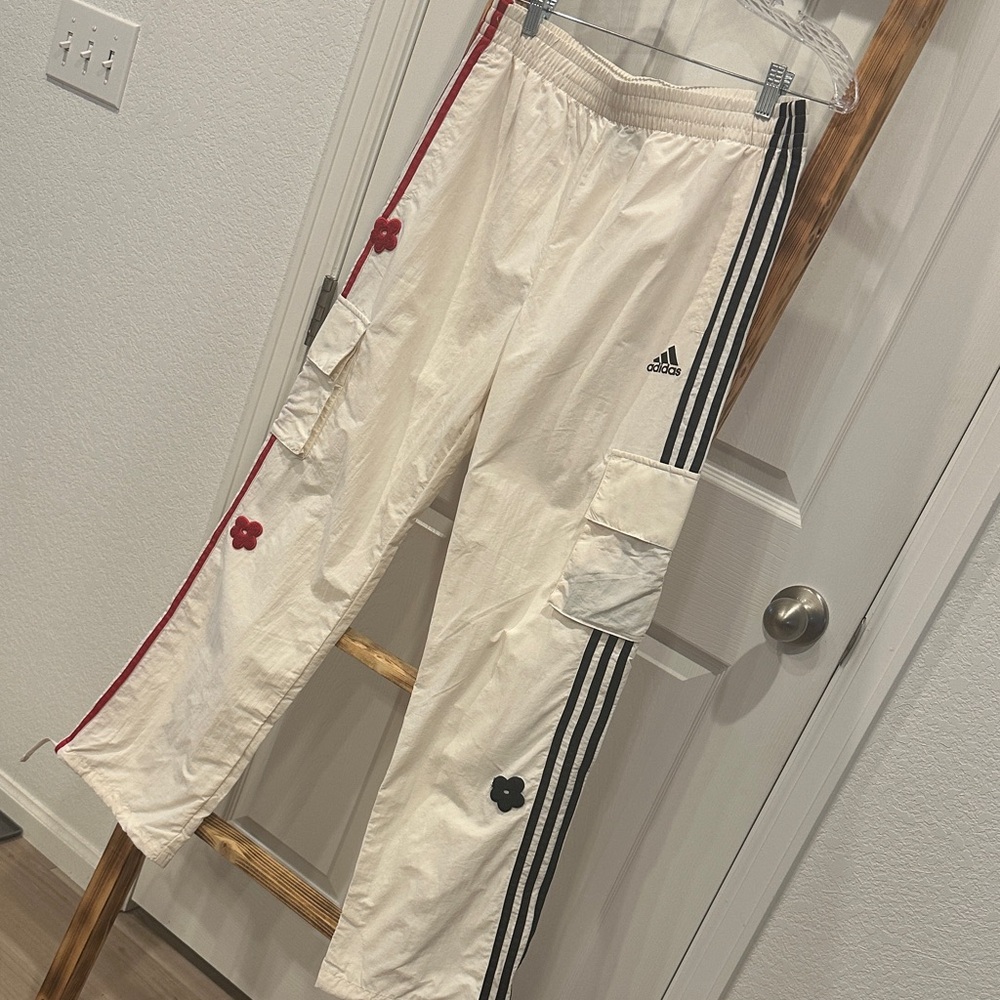 Adidas Women Cream Track Pants